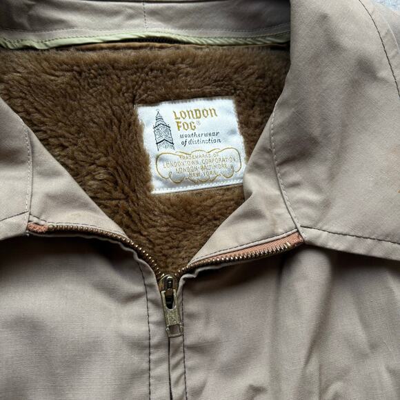 Vintage London Fog Fur Lined Jacket - Picture 6 of 7